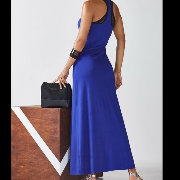 Fabletics Mosa Racerback Maxi Dress. Size Large - Picture 2 of 5